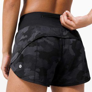 Lululemon Mid-Rise Speed Up Short 4"  Heritage 365 Camo Sz 6